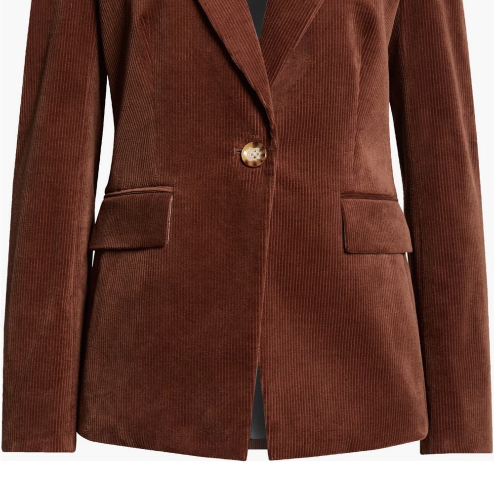Veronica Beard Dicky Brown Corduroy Women's Blazer